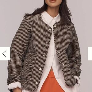 Barbour Check Monroe Quilt Jacket